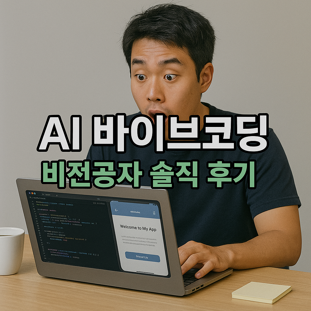 AI 바이브 코딩 비전공자 솔직 후기