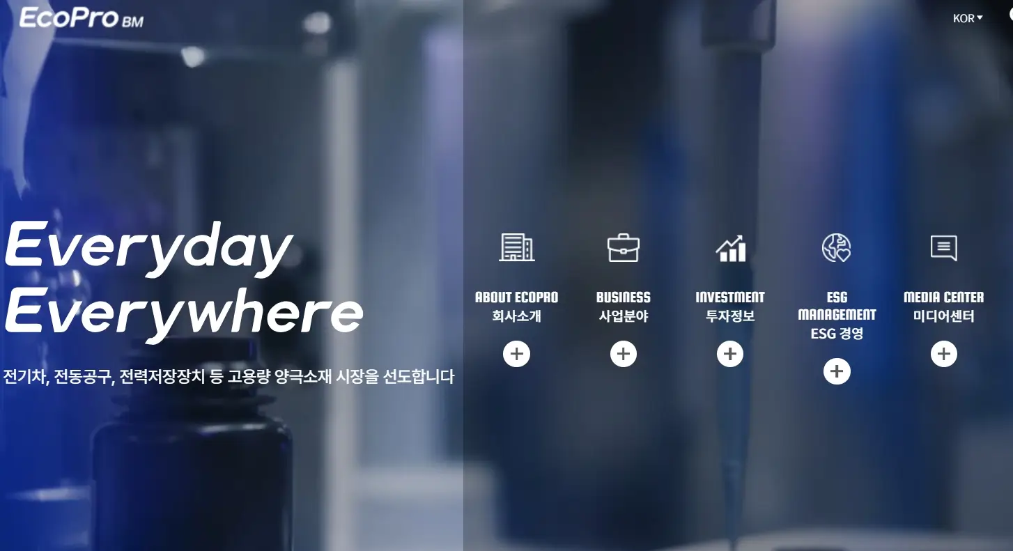 이차전지 배터리 관련주