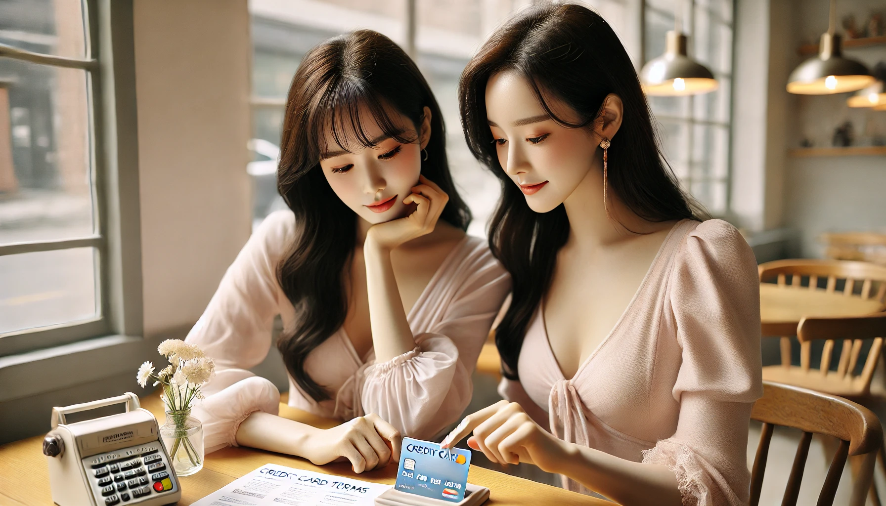 신용카드 약관 확인하는 이미지