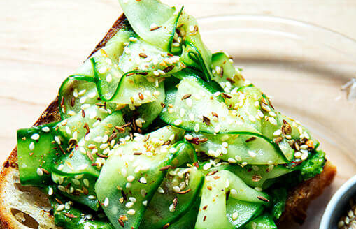 오이샌드위치 만들기