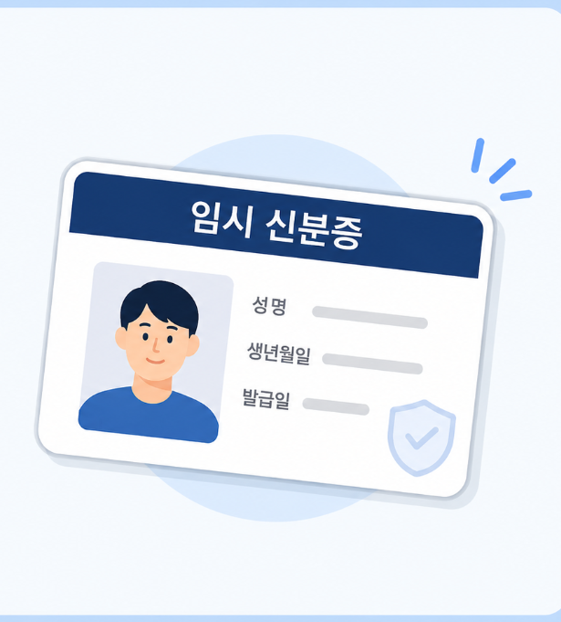 임시신분증 발급