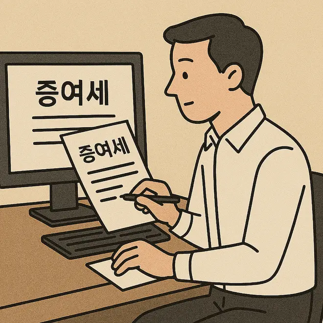 주식 증여 홈택스 신고