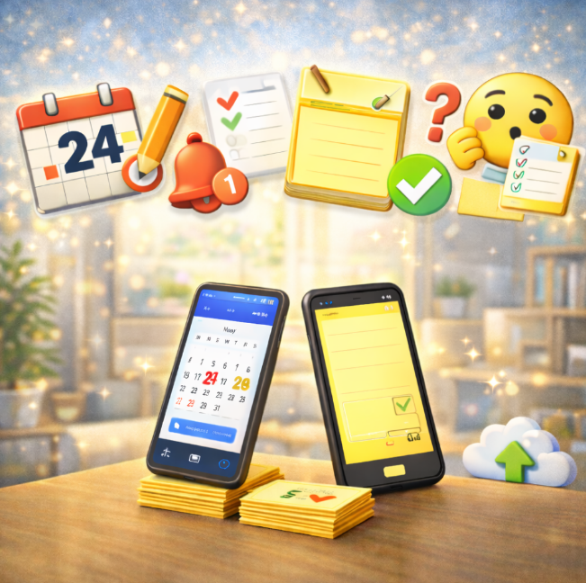 스마트폰 캘린더와 메모 앱 활용법