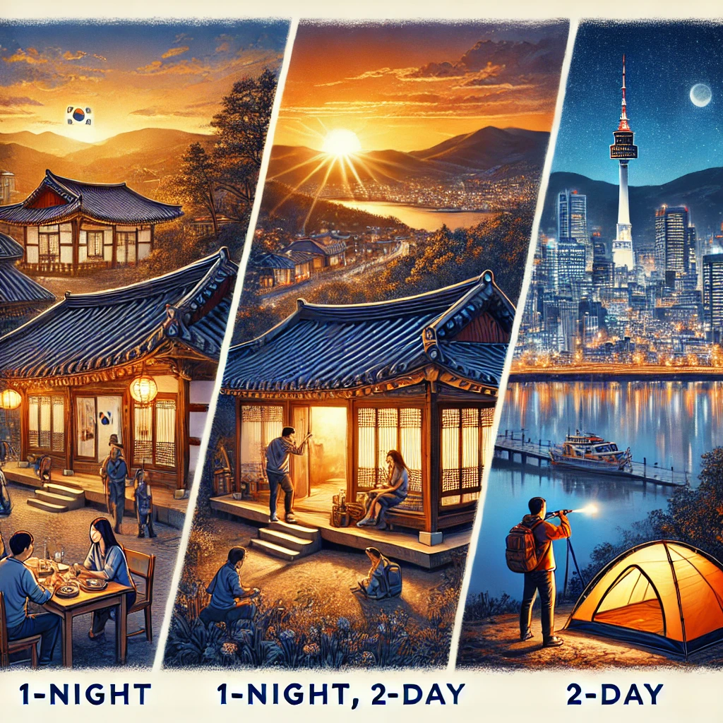 국내 1박 2일 여행 코스 추천