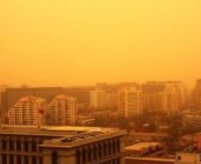 황사에 의한 영향