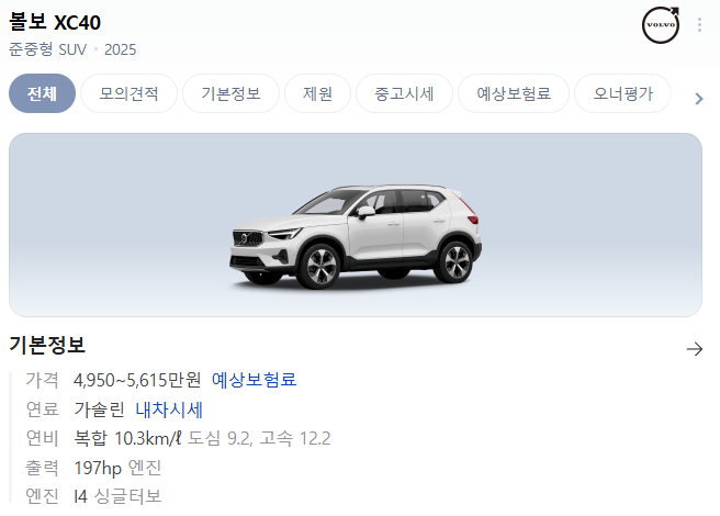 볼보 XC40