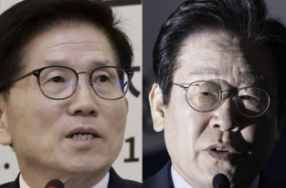 김문수 이재명 사진