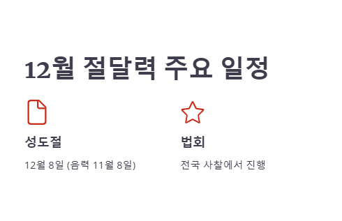 2025년 절달력