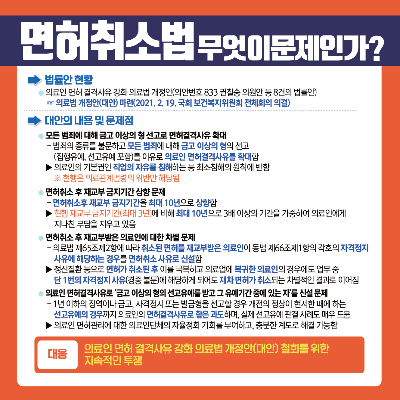 알트태그-면허취소에 반대하는 의사협회 주장문