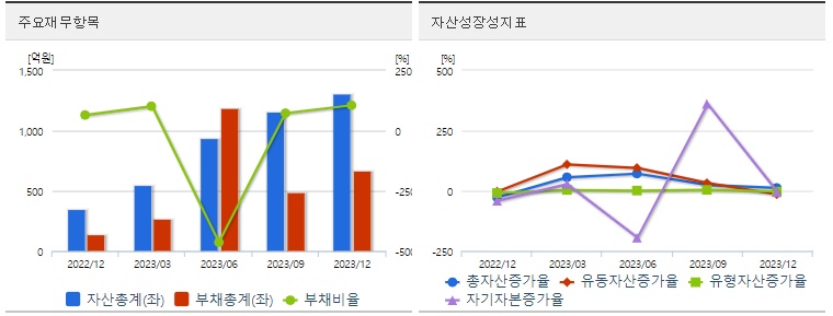 중앙첨단소재 재무상태