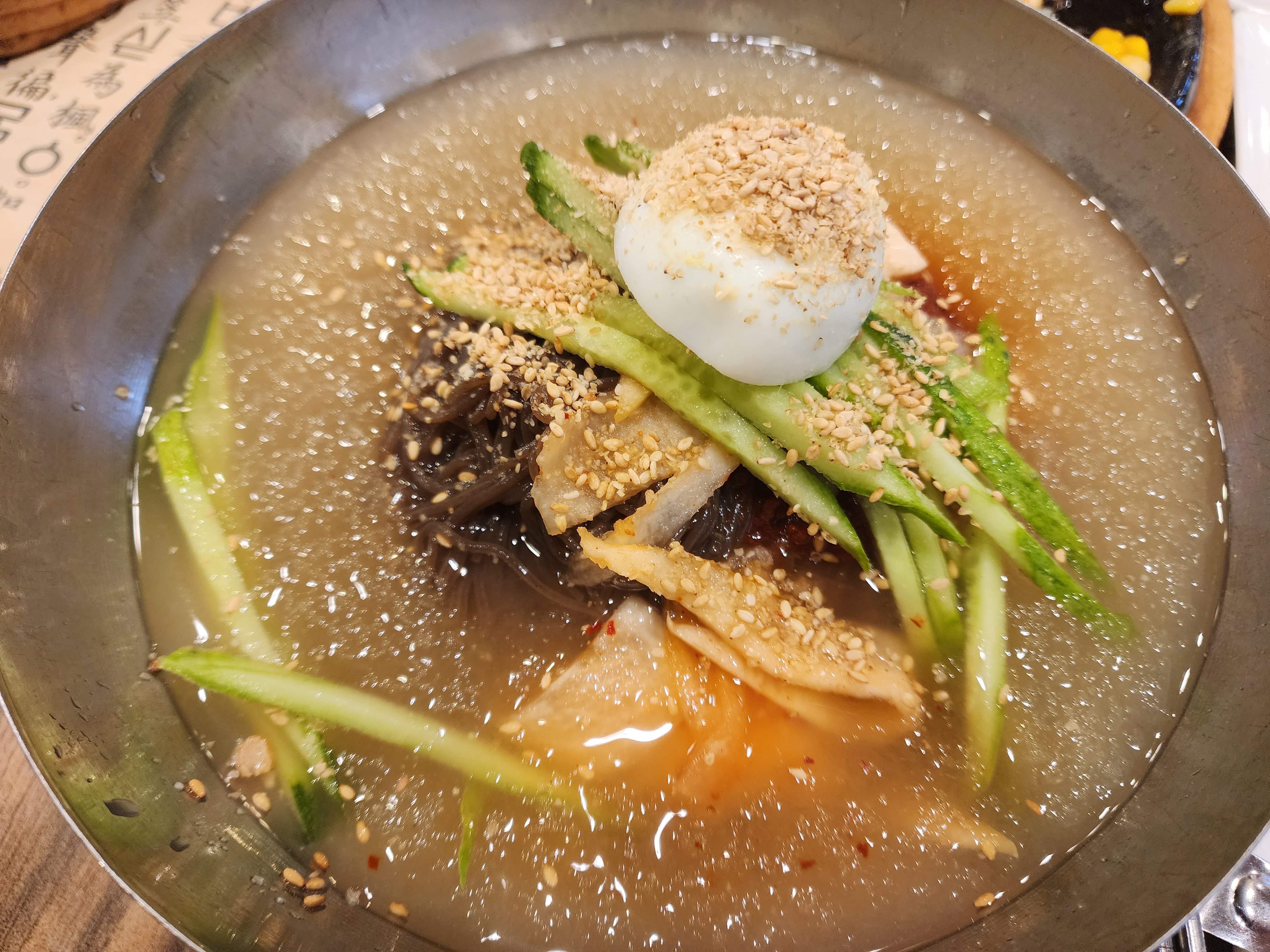 늘품 석갈비 물냉면