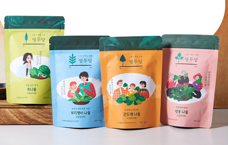 6시내고향 나물비빔밥 나물피클장아찌 나물선식 건나물 구매 정보 전남 고흥 담우