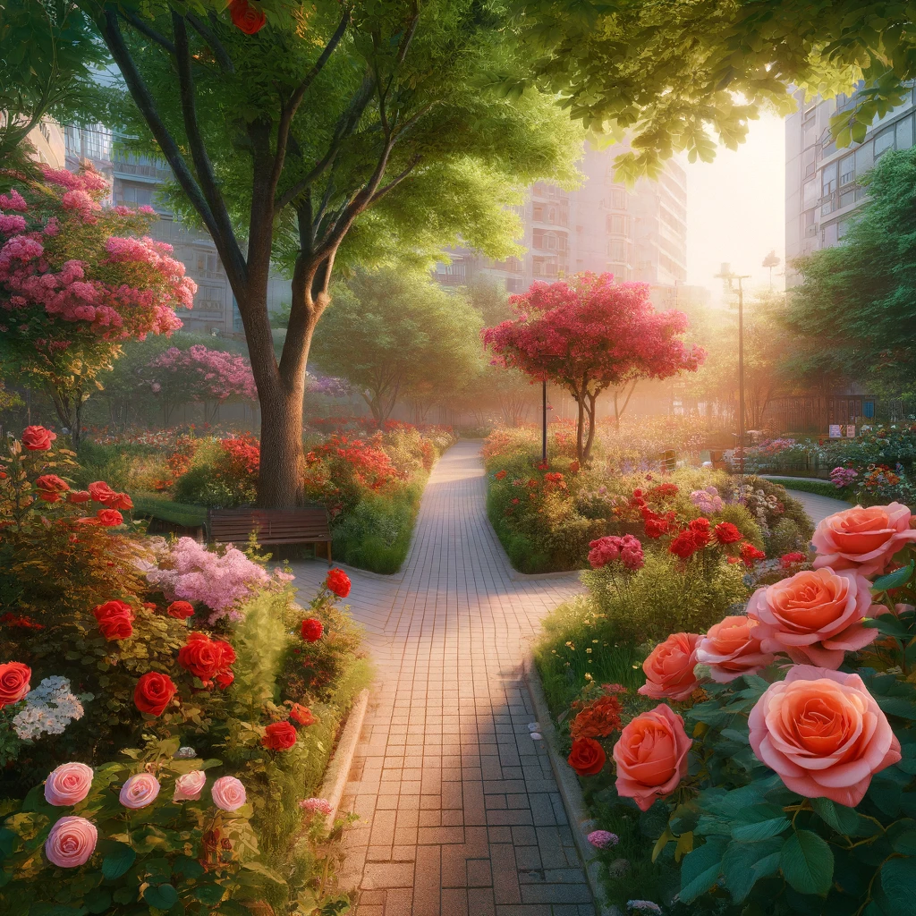 장미꽃 향기 따라 걷는 방화근린공원 데이트 코스