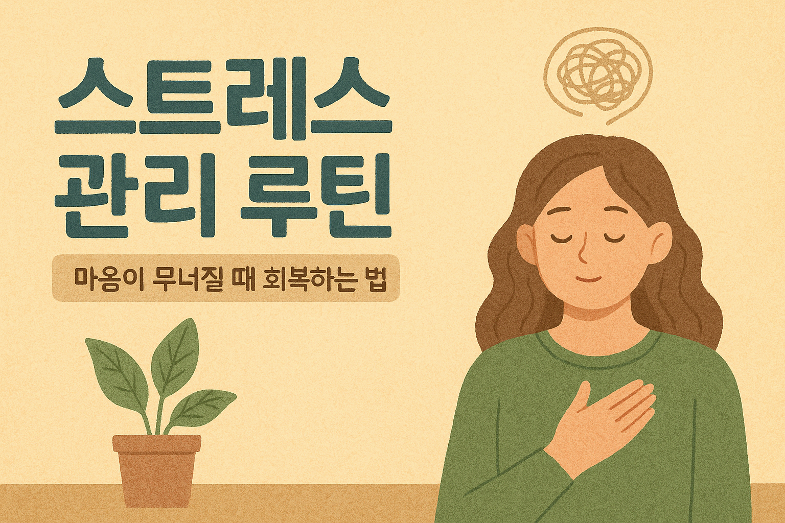 스트레스 관리 루틴 &ndash; 마음이 무너질 때 회복하는 법