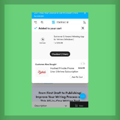 스크리브너 할인 50%