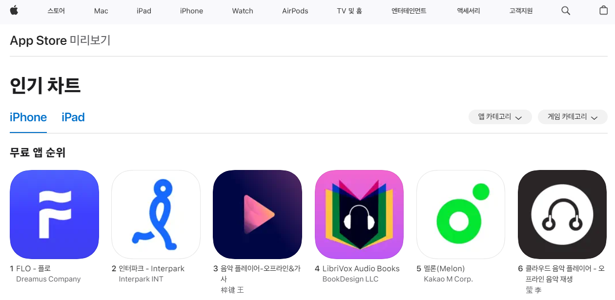 chatgpt 어플 설치 사이트 링크, 애플 앱스토어 인기 순위