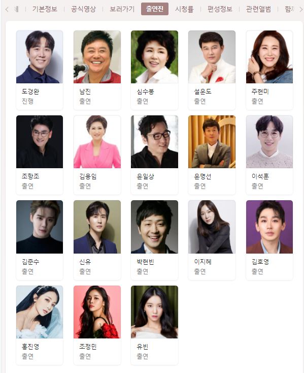 불타는 트롯맨 화제의 프로그램