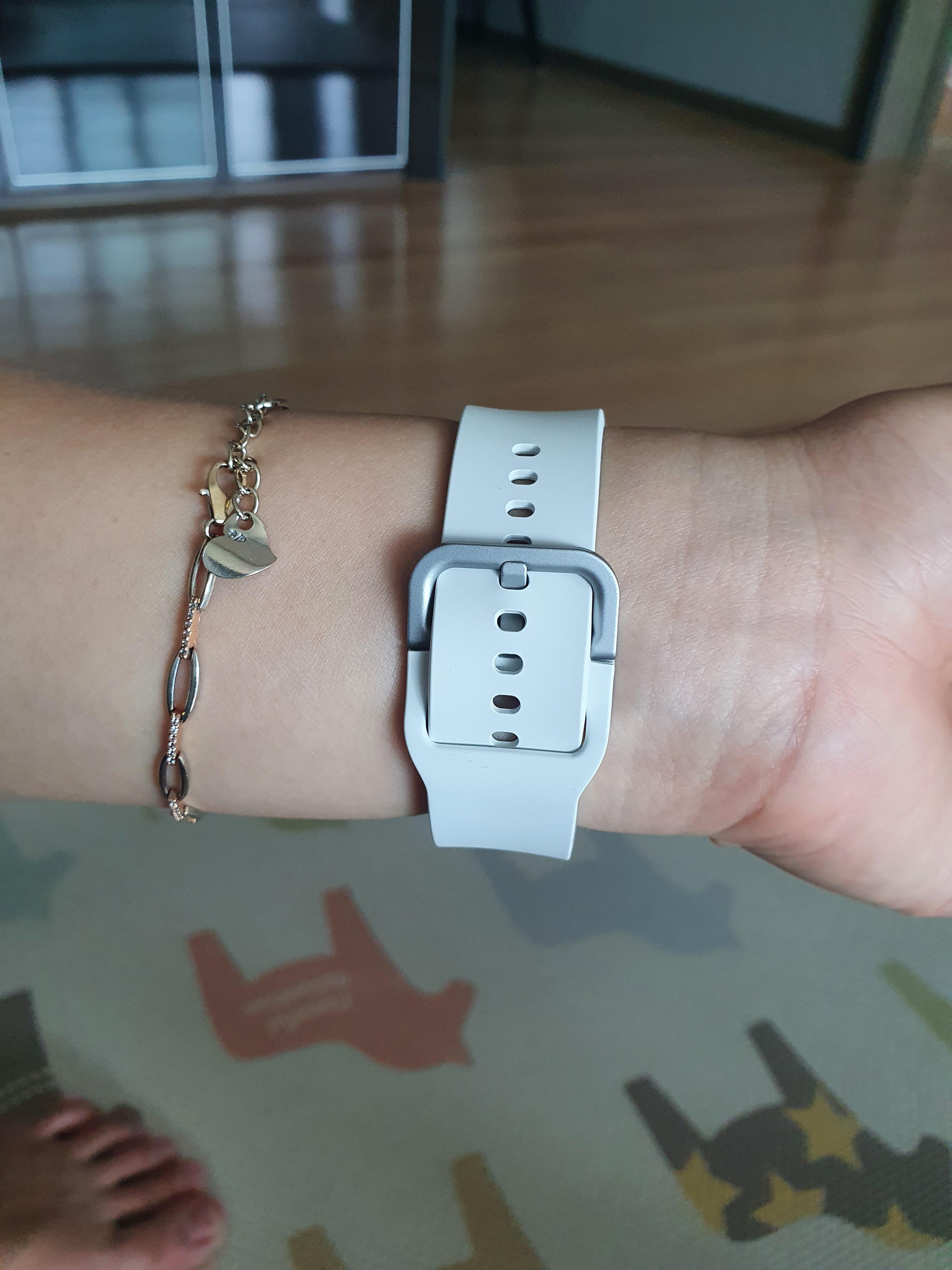 갤럭시 워치4 실버 스트랩 고리