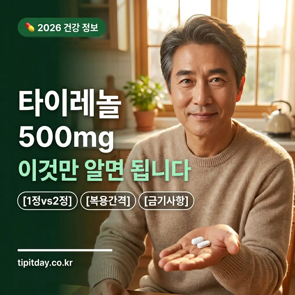 타이레놀 500mg 복용법 용량 간격