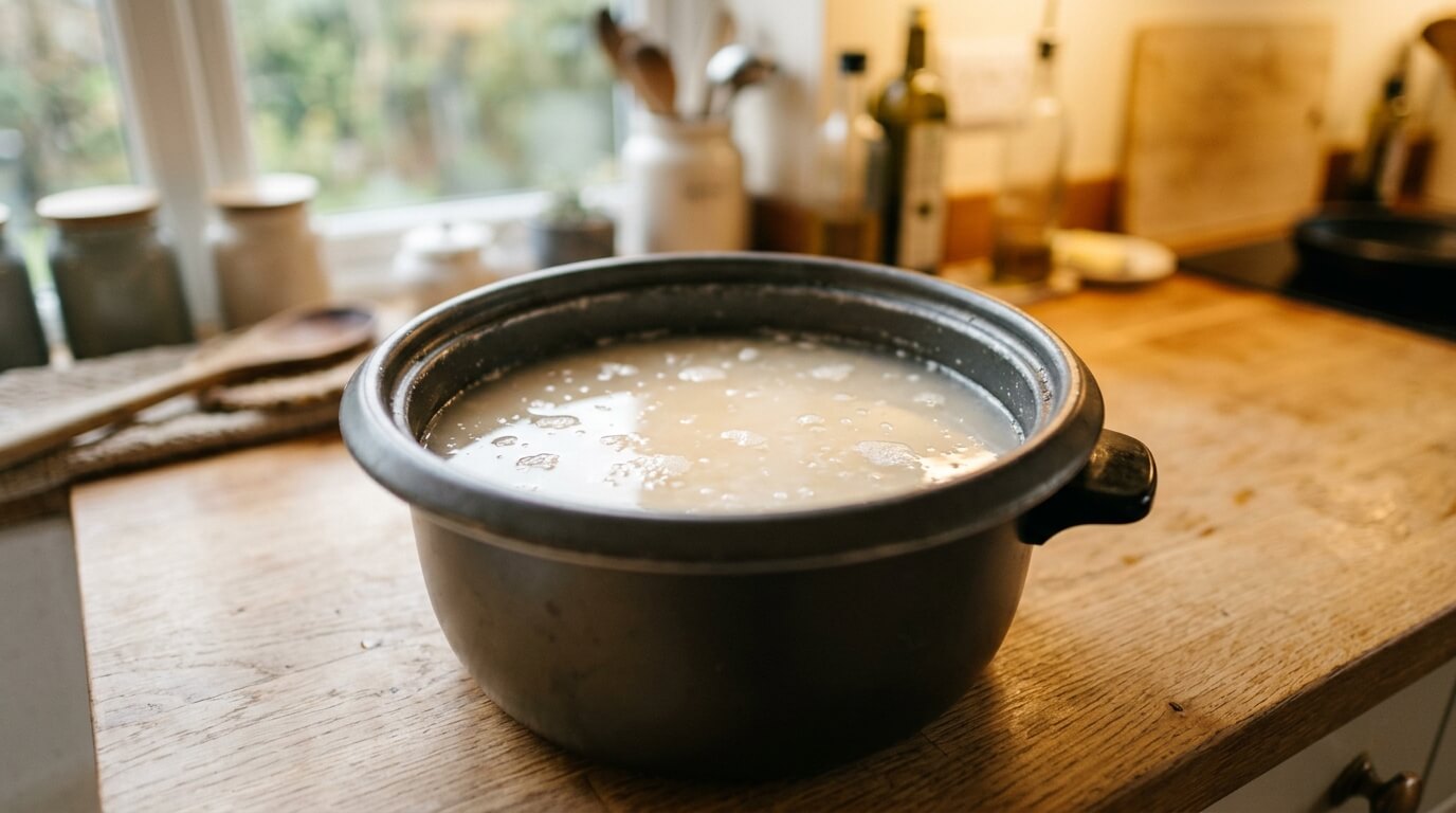 밥솥 내솥 쌀뜨물 청소 냄새 제거 전분 흡착