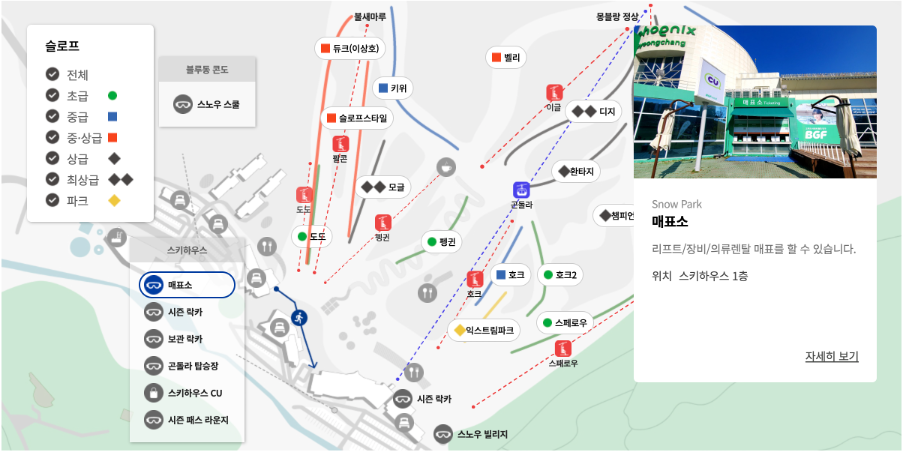 스키장, 휘닉스 평창