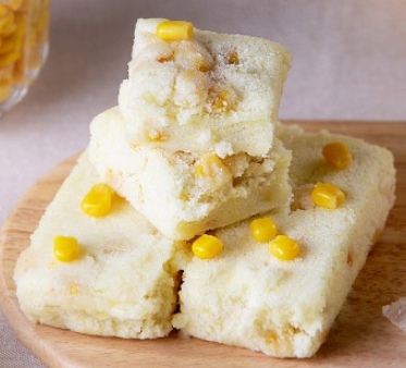 한국의 떡 종류 순채떡-옥수수설기