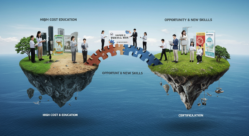 정부 지원 제도를 통해 교육비를 거의 전액 지원