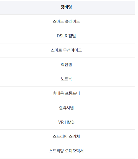 시청자 미디어재단 장비 무료 대여