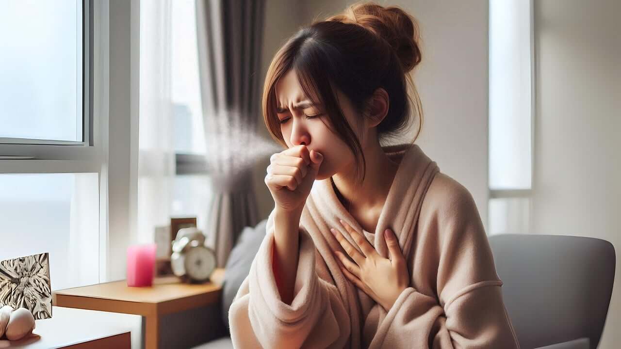 기관지염: 목이물감, 기침, 가래