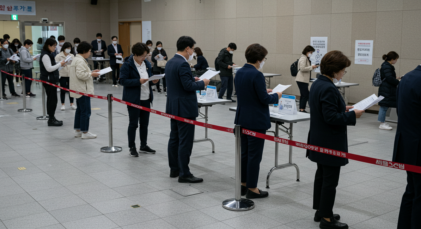 2025 대통령 선거일 사전 투표소