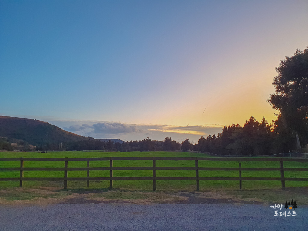 제주 성이시돌 목장 일몰