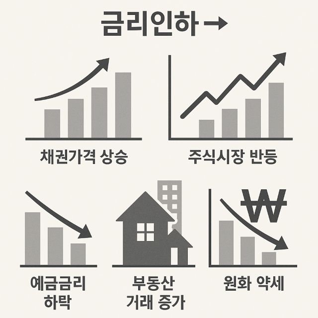 금리인하와 자산군 관계