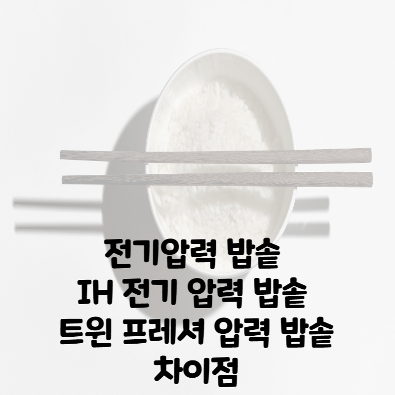 전기압력밥솥