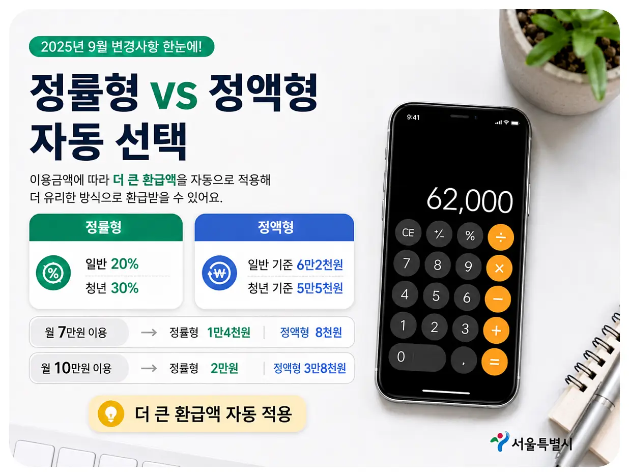서울시민 K패스 청년 환급 대상 만 19세부터 39세까지 확대 안내