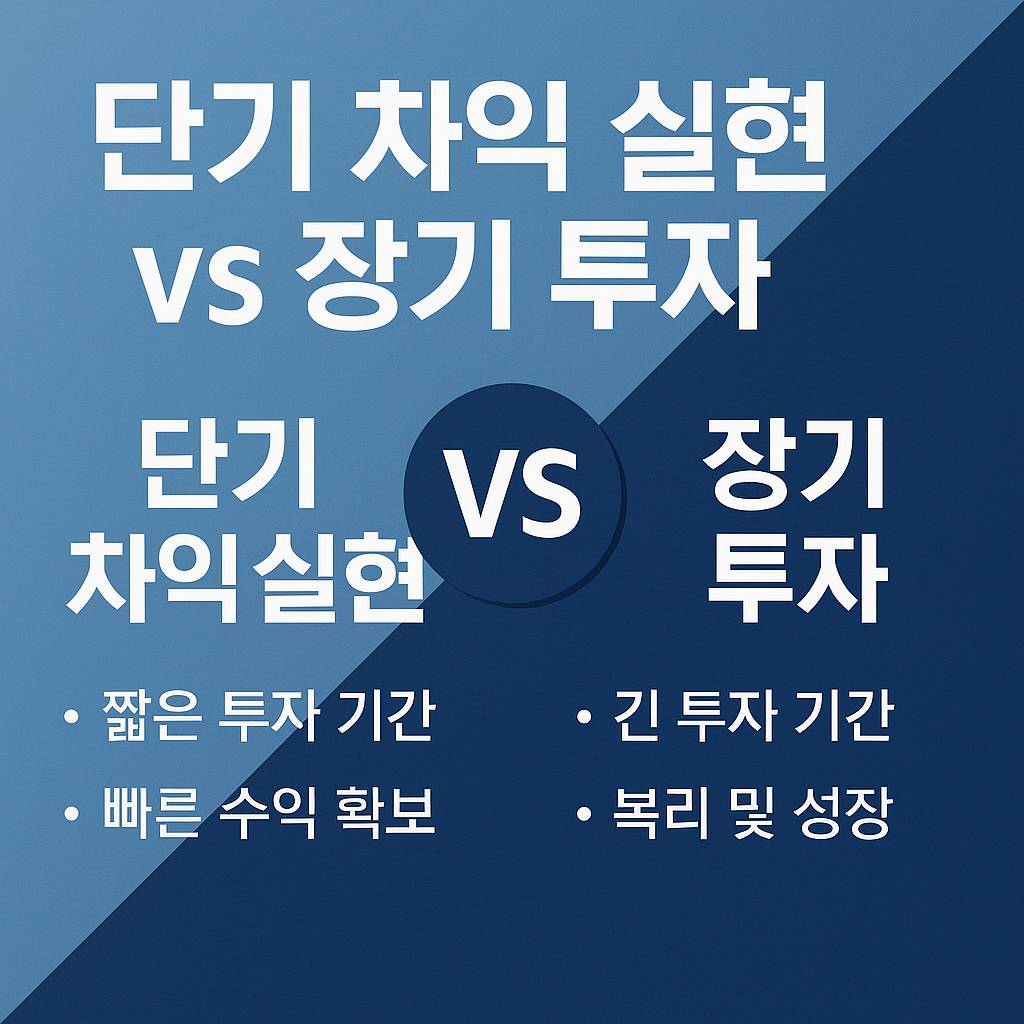 단기 차익 실현 vs 장기 투자