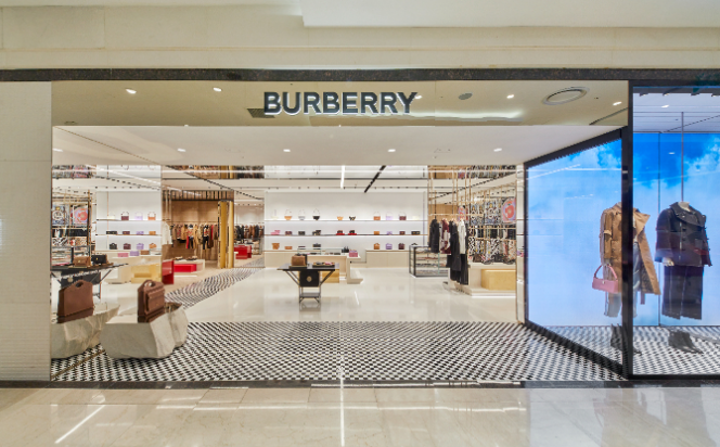 버버리 매장 사진