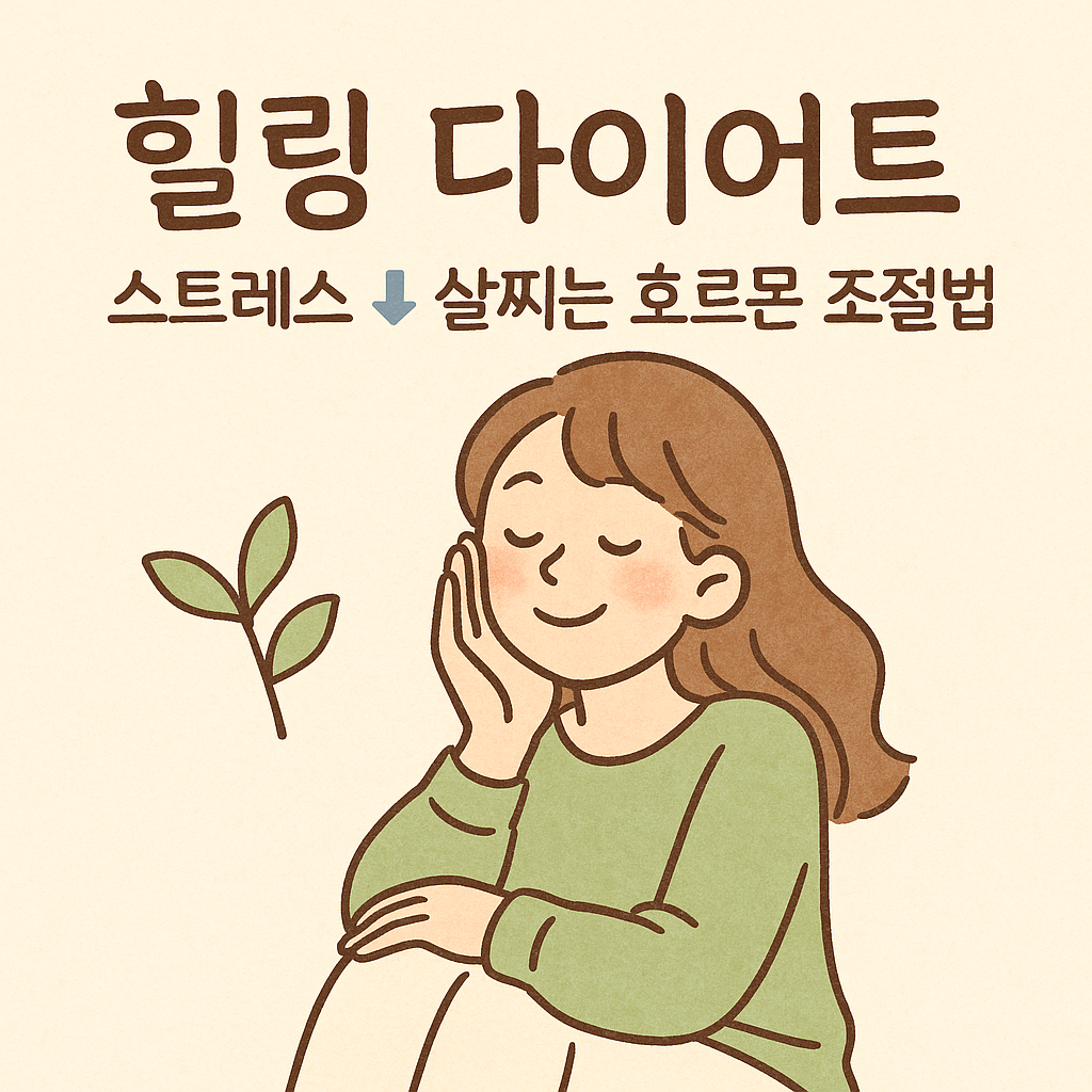 힐링 다이어트: 스트레스 ↓ 살찌는 호르몬 조절법 관련사진