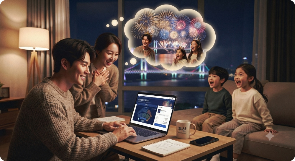 부산 불꽃축제 예매 ai 이미지