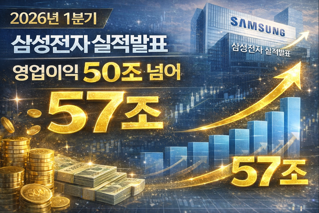 2026년 1분기 삼성전자 실적발표 영업이익 57조, 이게 실화?