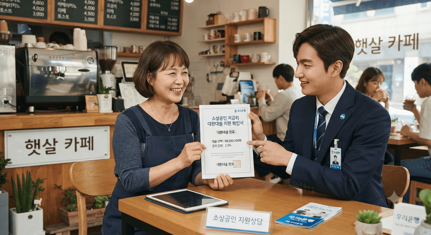 대환대출을 지원받은 소상공인