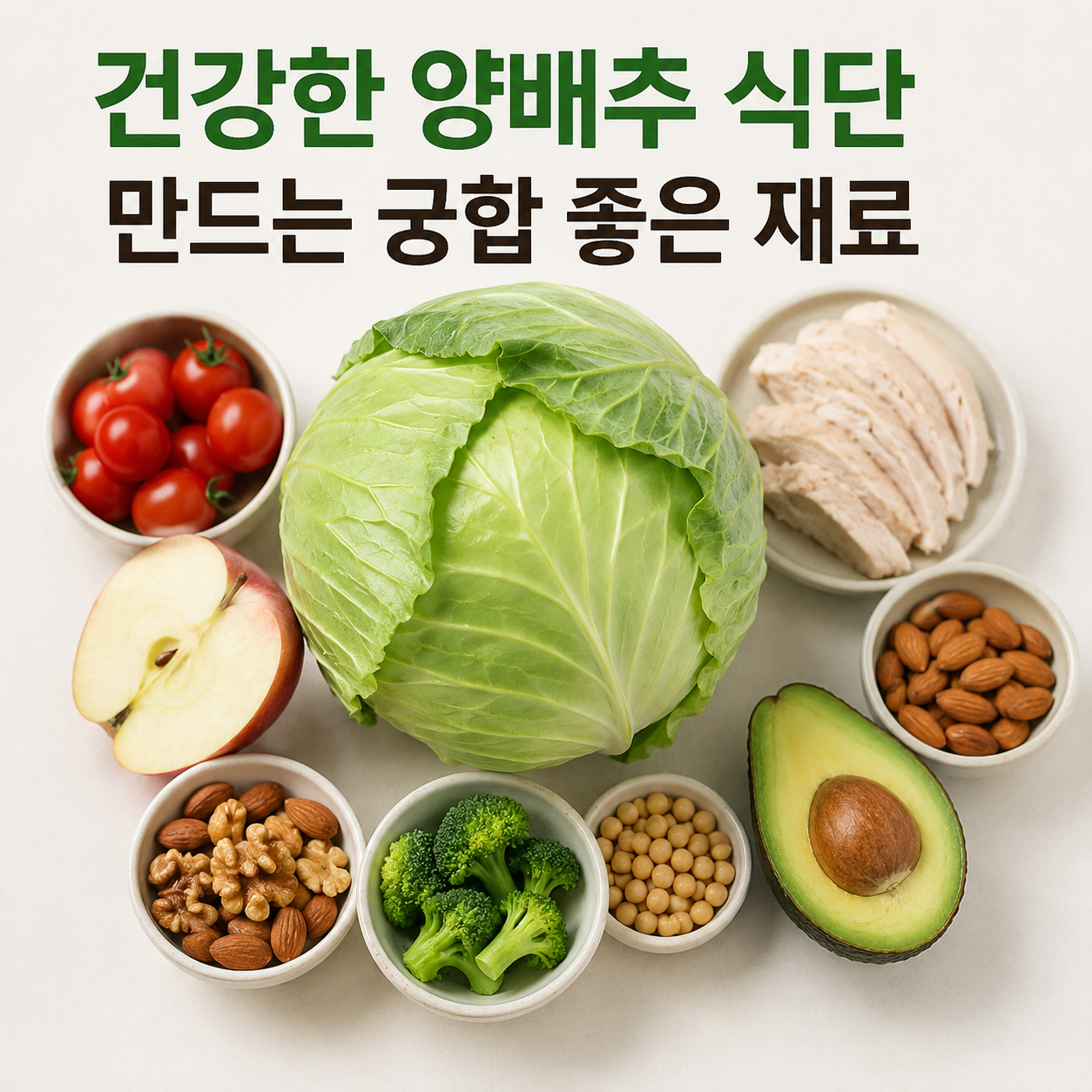 양배추와 궁합 좋은 식재료