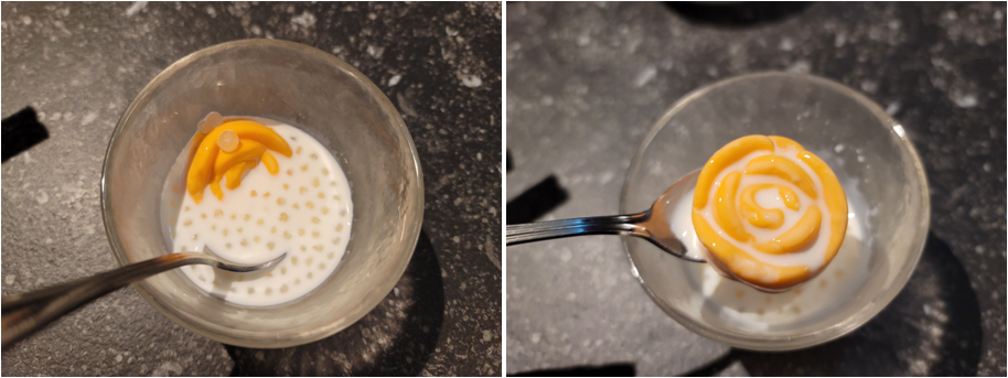 수제 망고 푸딩