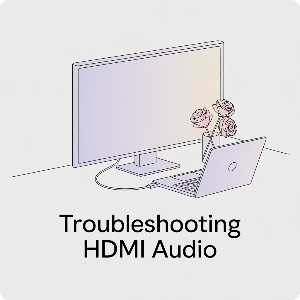 노트북 HDMI 연결 시 소리 안 나오는 이유와 해결법 이미지