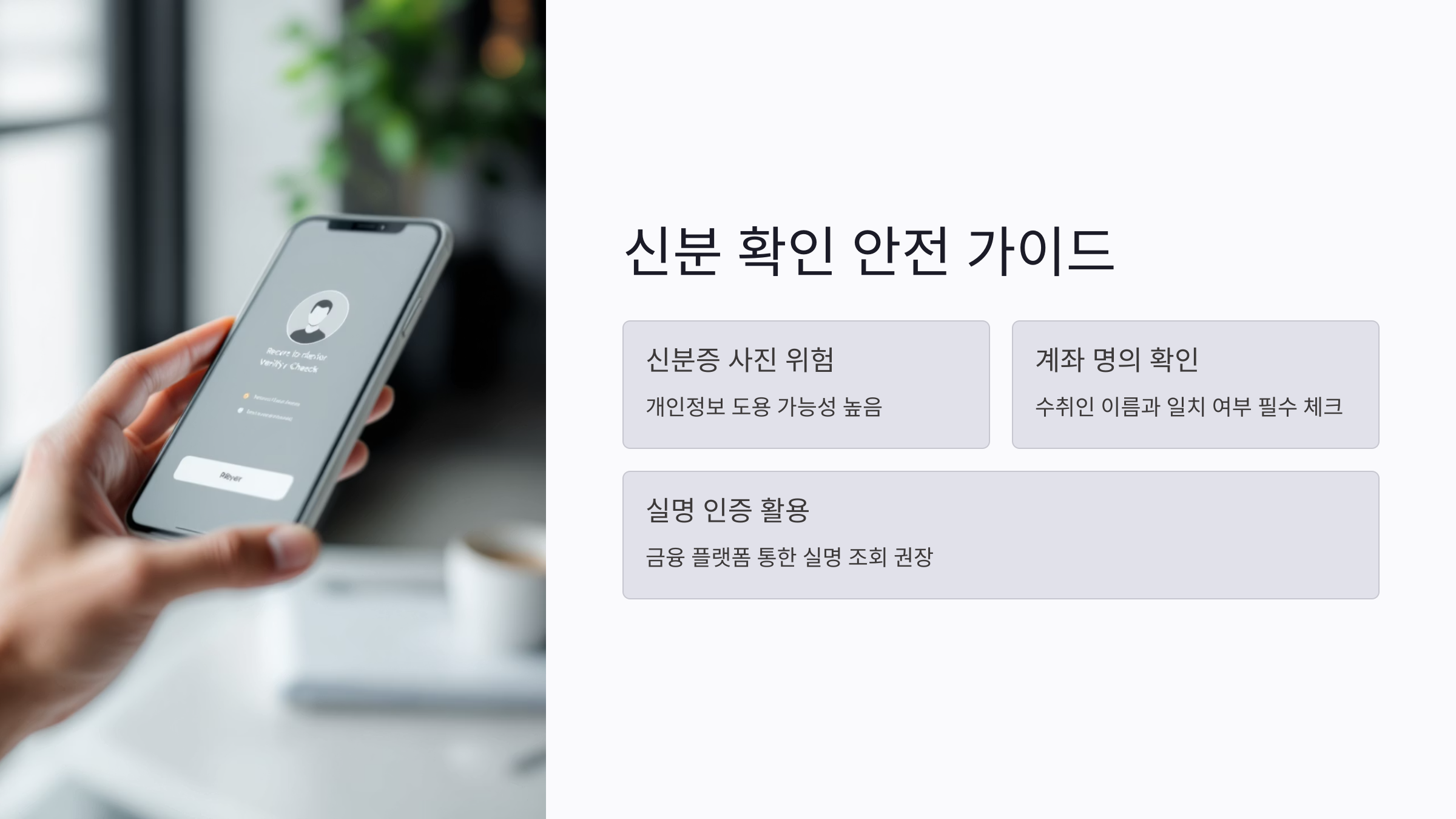 명품 중고거래 시 신분 확인, 어떻게 해야 안전할까?