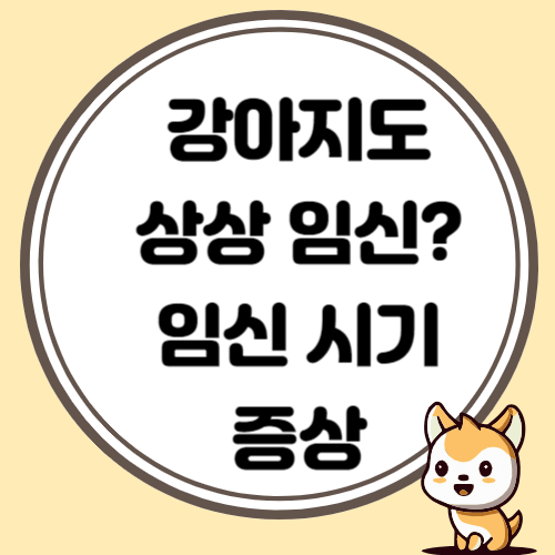 강아지도 상상 임신을 한다? 임신 기간 증상