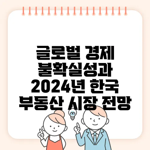 글로벌 경제 불확실성과 2024년 한국 부동산 시장 전망