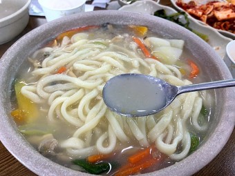 바지락칼국수