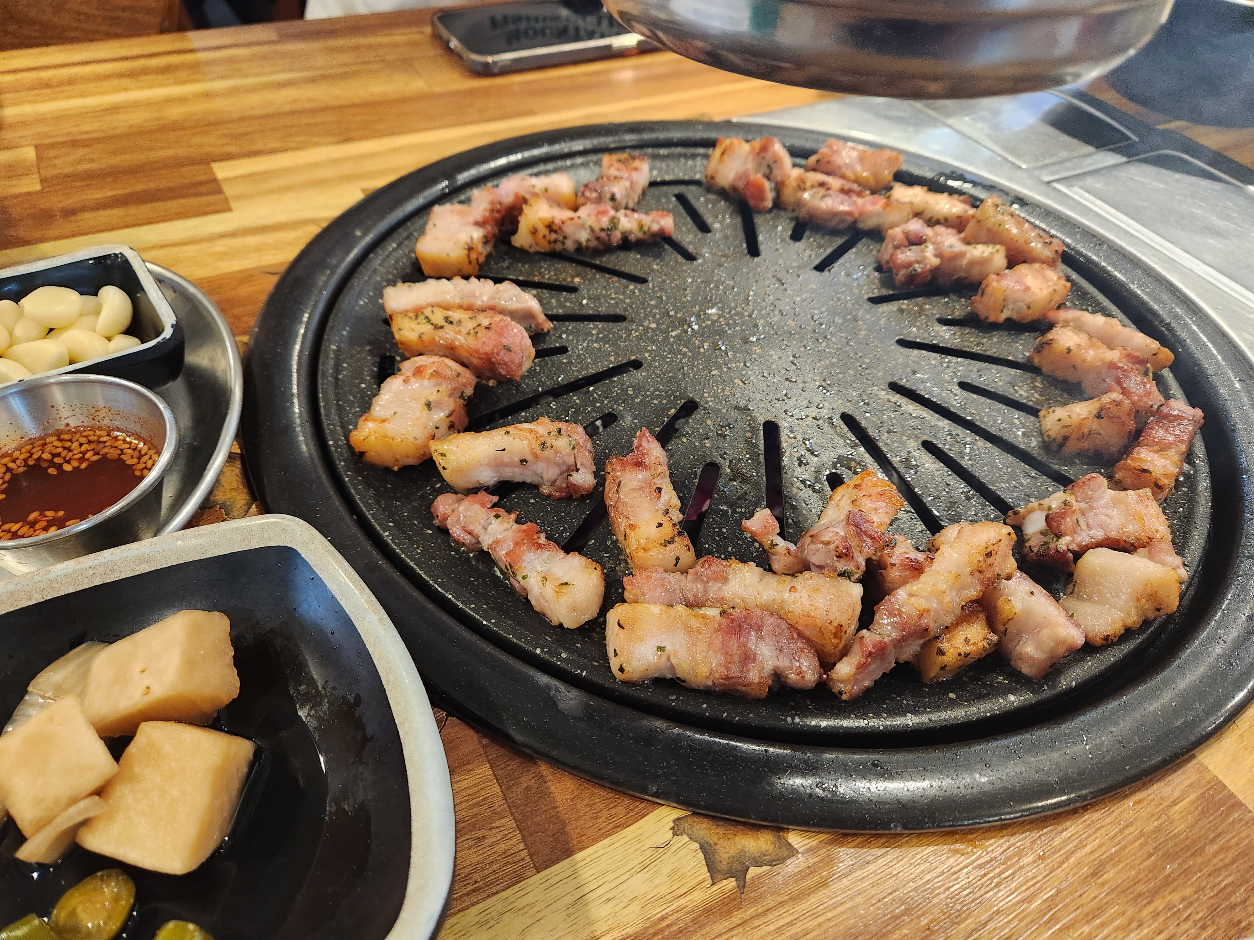 구운 숙성 삼겹살