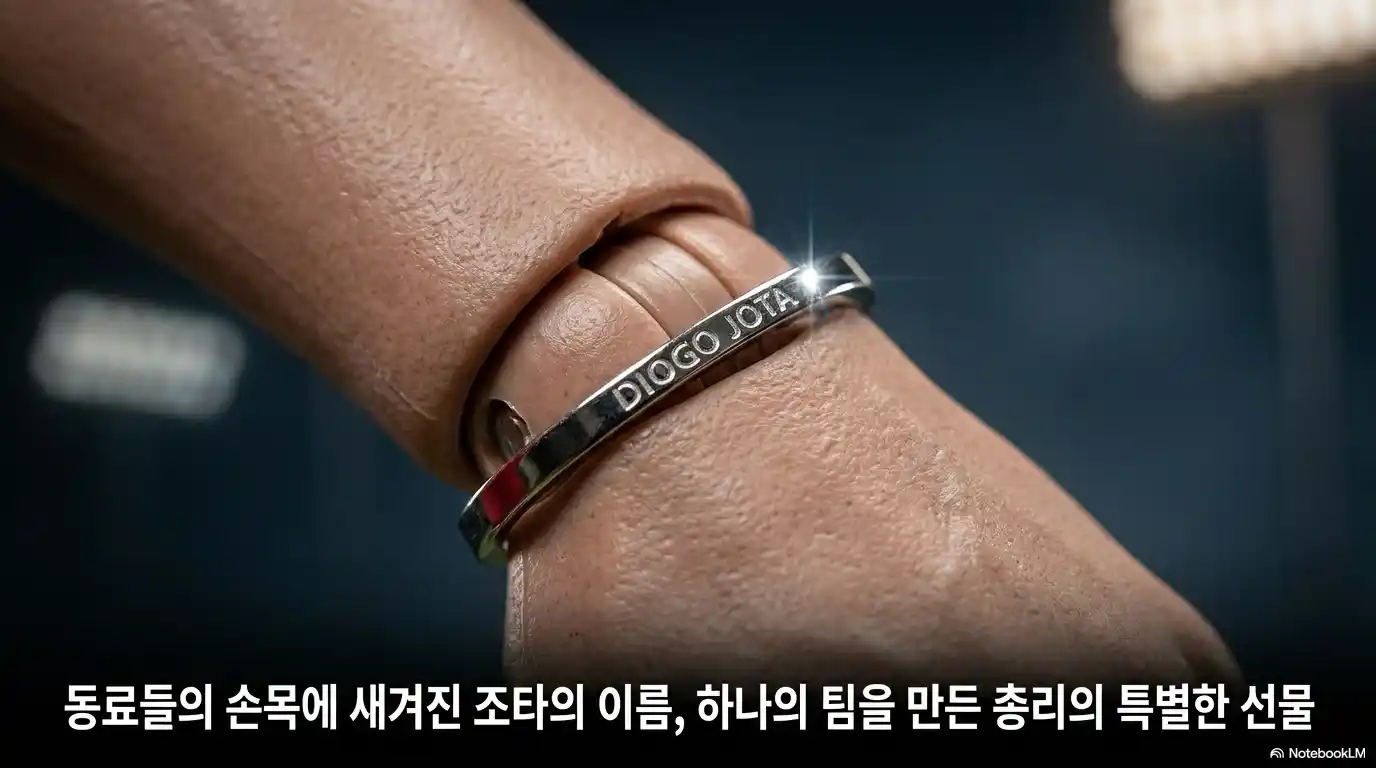 디오고 조타 이름 새긴 포르투갈 선수단 추모 손목밴드