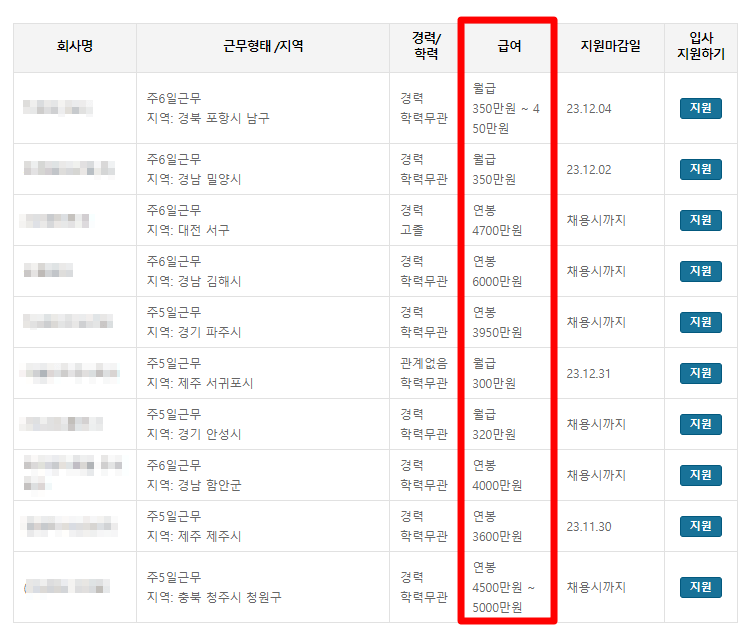 굴착기운전기능사-구인